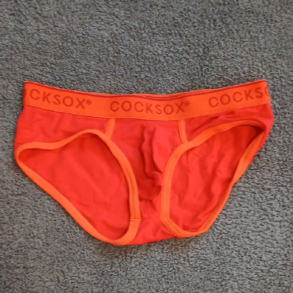 Men's Orange Briefs - Picture 1 of 4